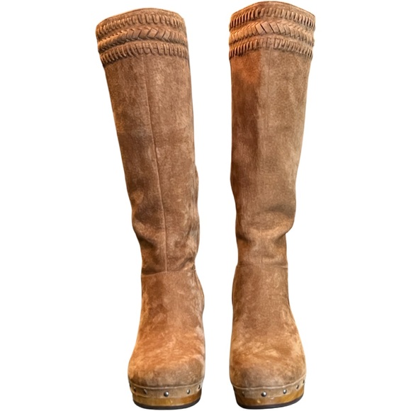 UGG Tan Heeled Boots - Picture 8 of 13